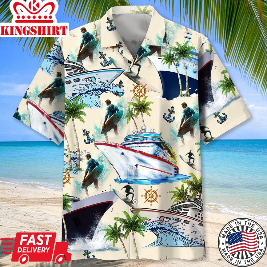 Cruise Surf Trendy Hawaiian Shirt