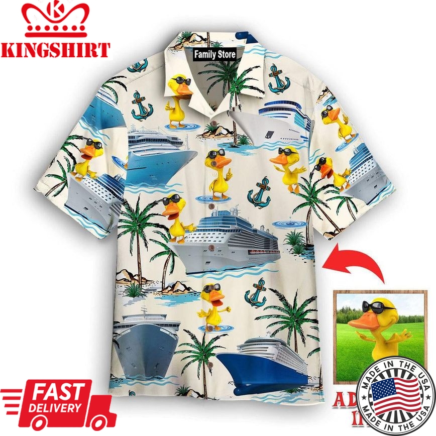 Cruising Duck Custom Hawaiian Shirt