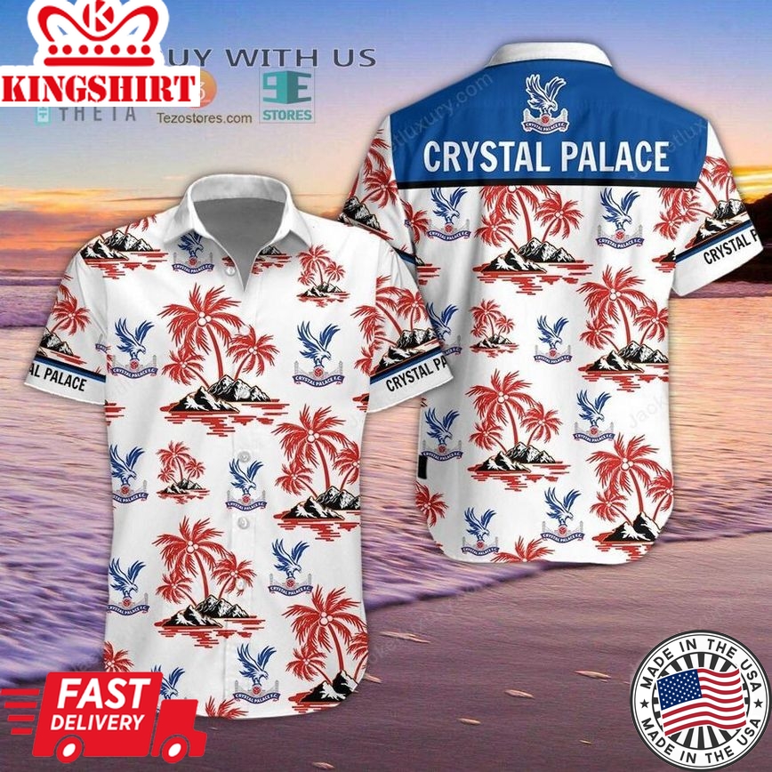 Crystal Palace Fc Coconut Island Trendy Hawaiian Shirt Aloha Shirt