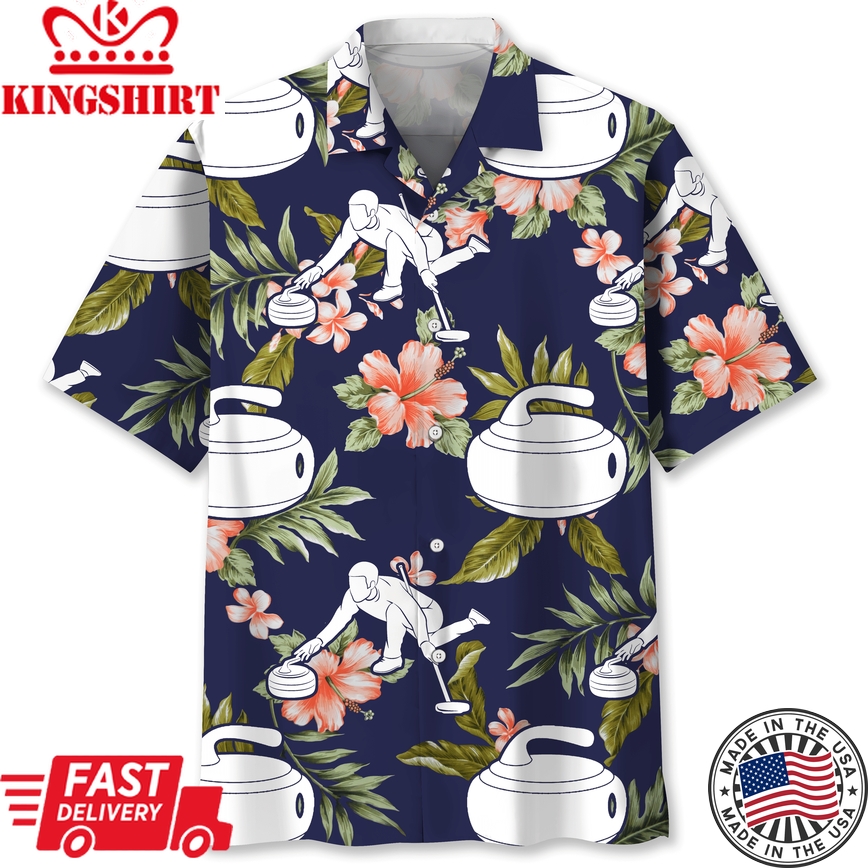 Curling Nature Trendy Hawaiian Shirt