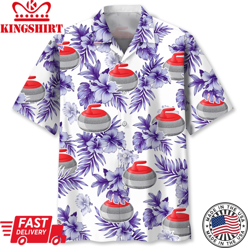 Curling Purple Nature Hawaii Shirt