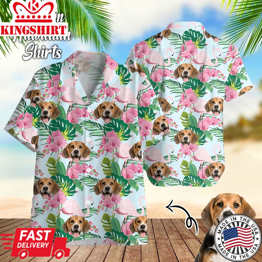 Custom Face Dog Hawaii Shirt Trendy Hawaiian Shirt, Summer Gift