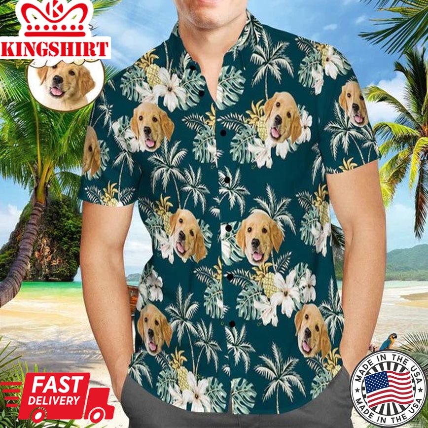 Custom Face Dog Hawaiian Shirt