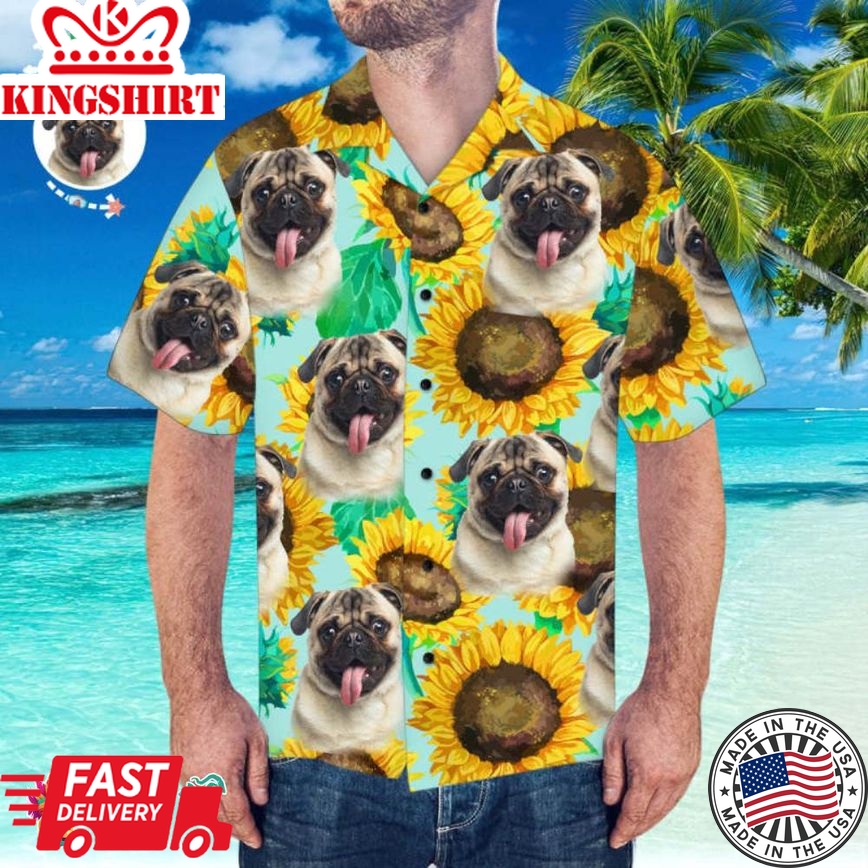 Custom Face Trending Hawaiian Shirts Hawaiian Shirt Personalized Trending Hawaiian Shirts Hawaiian Shirt Summer Sunflower Shirt