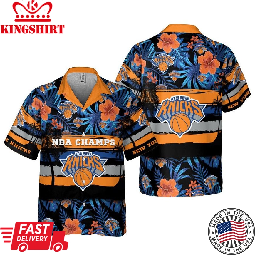 Custom Hawaiian Shirt Inspired by New York Knicks