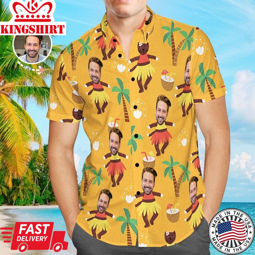 Custom Hawaiian Shirts Funny Men Body Aloha Beach Shirt For Men