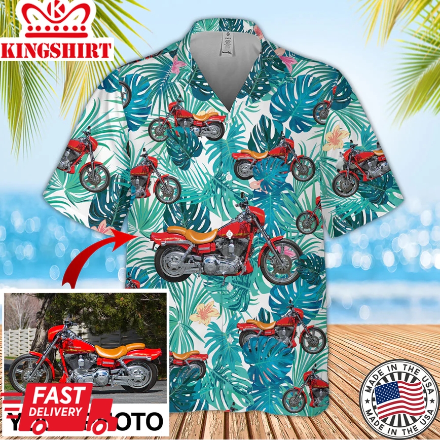 Custom Image Seamless Trendy Hawaiian Shirt, Summer Shirt, Tropical Shirt