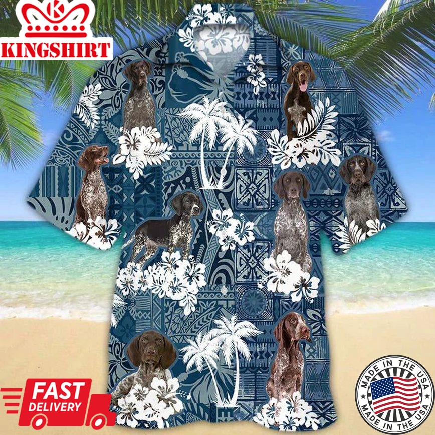 Custom Photo Dog Tropical Aloha Hawaiian Shirt