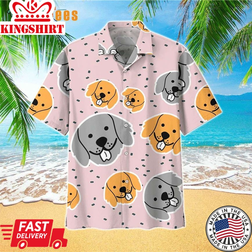 Cute Bernese Mountain Trendy Hawaiian Shirt, Dog Trendy Hawaiian Shirt Perfect Gifts For Your Loved Ones