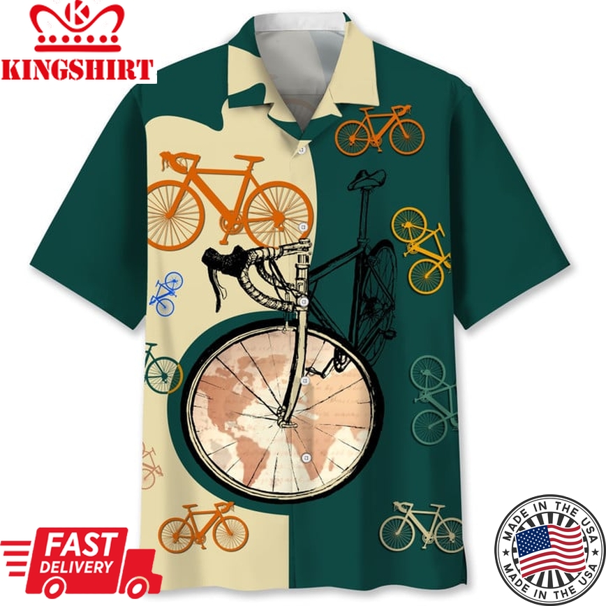 Cycling Color Map Hawaii Shirt