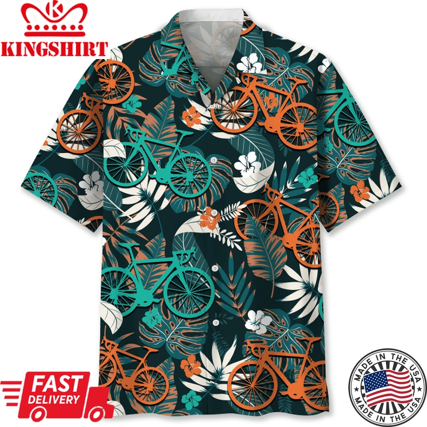 Cycling Color Tropical Hawaii Shirt