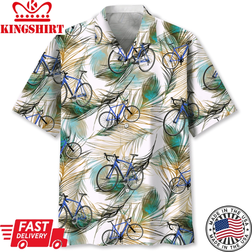 Cycling Feather Hawaii Shirt