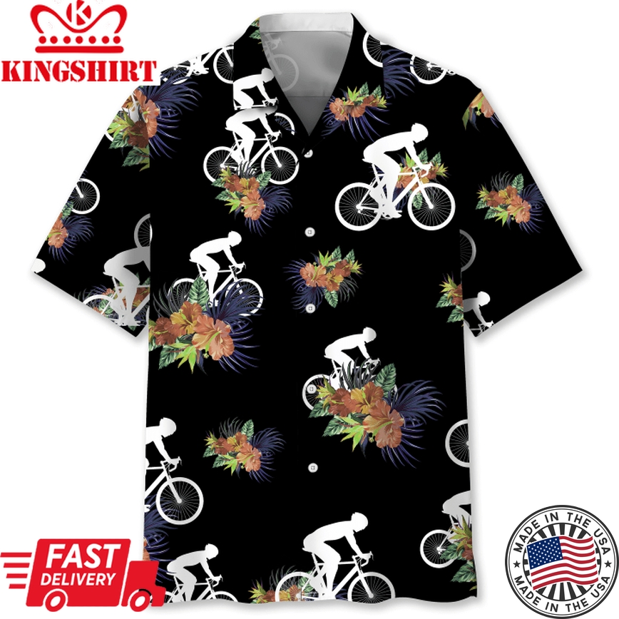 Cycling Hawaiian Nature All Over Printed Hawaiian