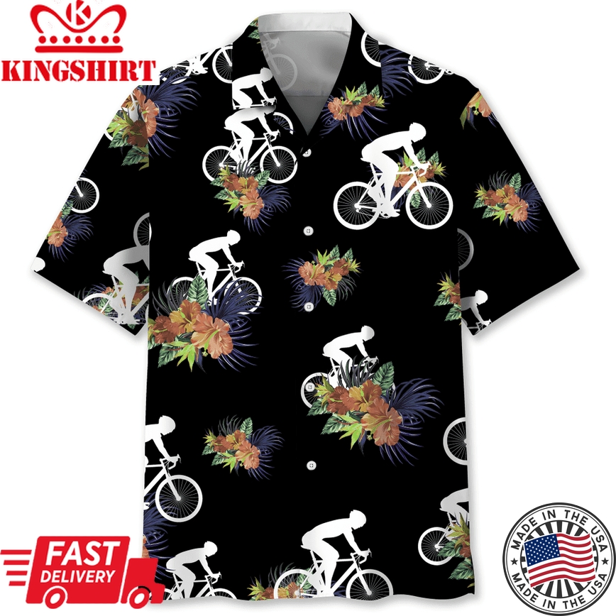 Cycling Hawaiian Nature Trendy Hawaiian Shirt