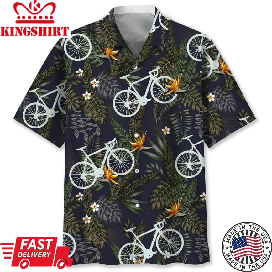 Cycling Nature Hawaii Shirt: Pedaling Through Nature's Beauty