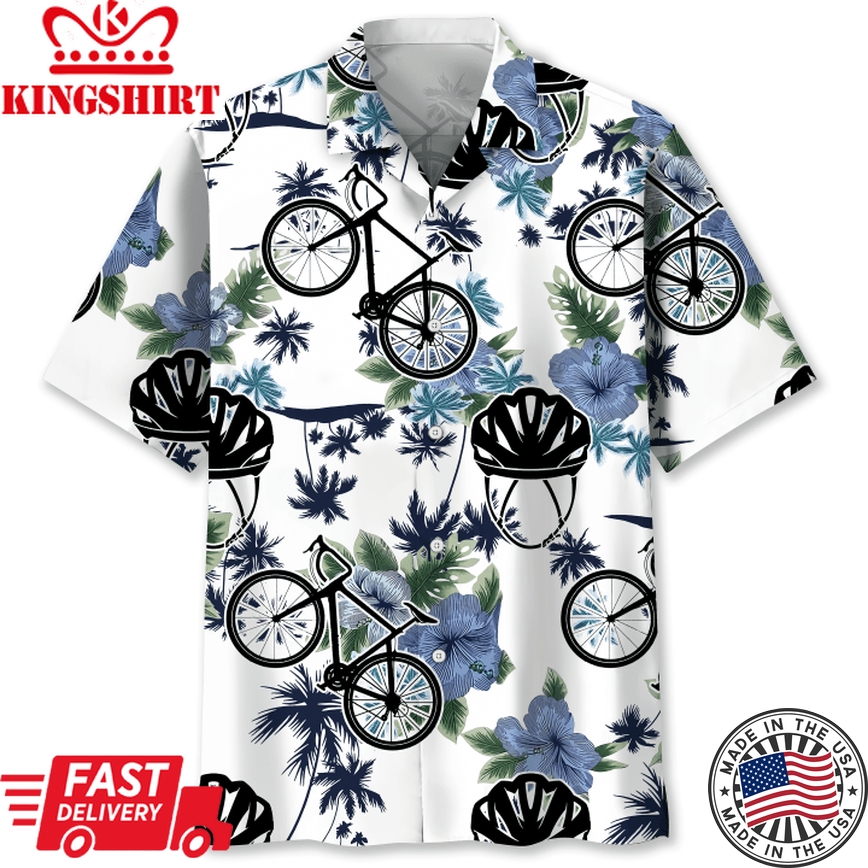 Cycling White Nature Hawaii Shirt