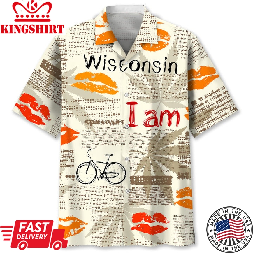 Cycling Wisconsin Hawaii Shirt