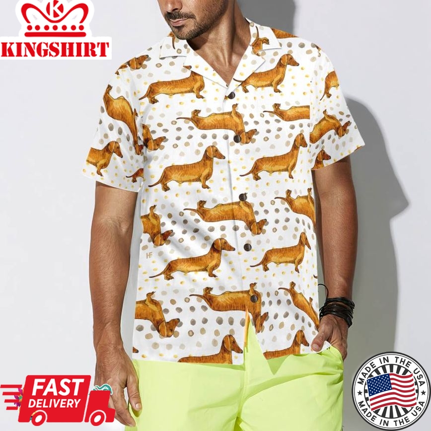 Dachshund Lovers Shirt For Men Hawaiian Shirt