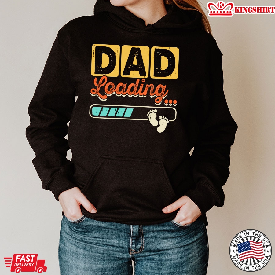 Dad Loading Baby Announcement Father's Day Hoodie