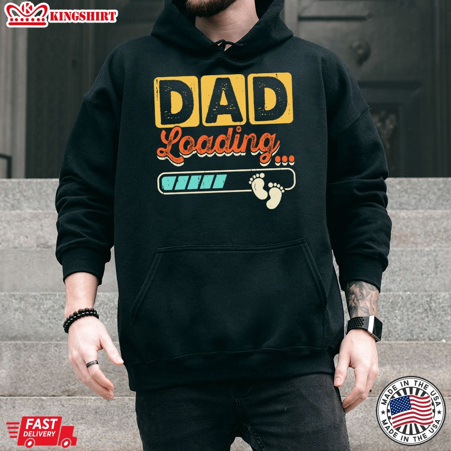 Dad Loading Baby Announcement Father's Day Hoodie