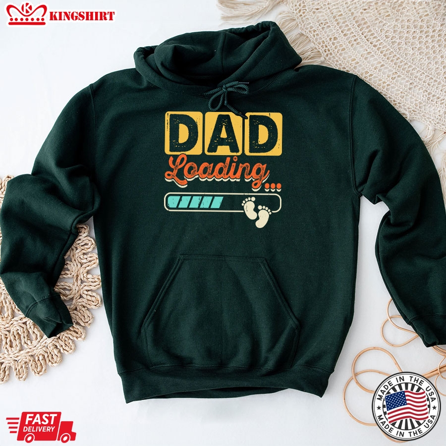 Dad Loading Baby Announcement Father's Day Hoodie