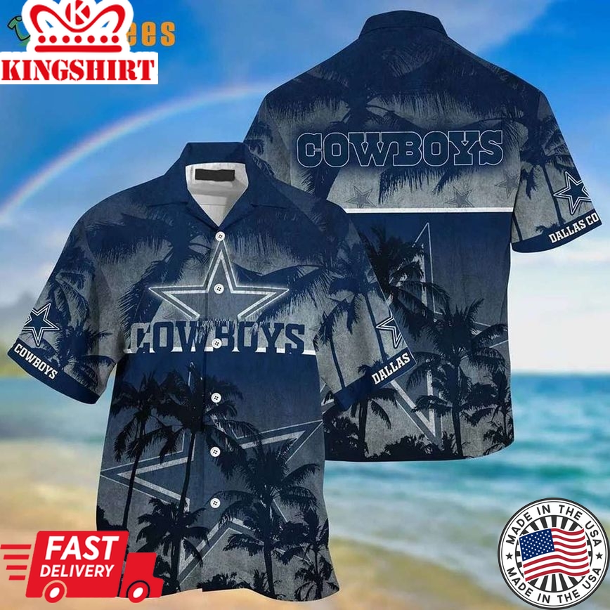 Dallas Cowboys Tropical Pattern Trendy Hawaiian Shirt Perfect Gifts For Your Loved Ones