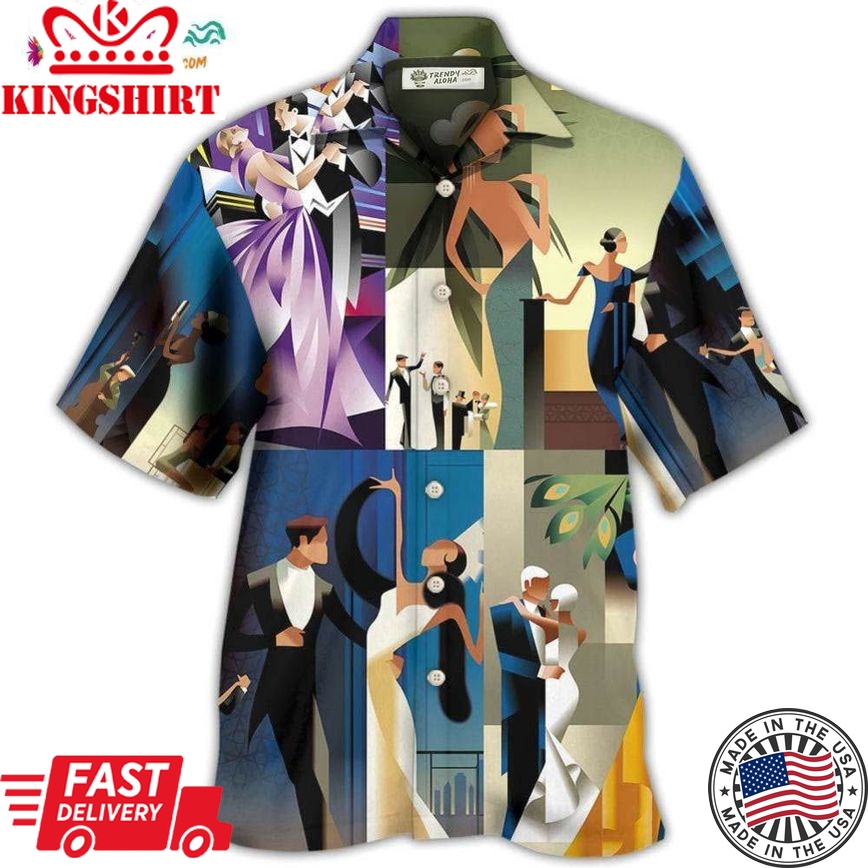 Dance Ballroom Dance Art Style Hawaiian Shirt