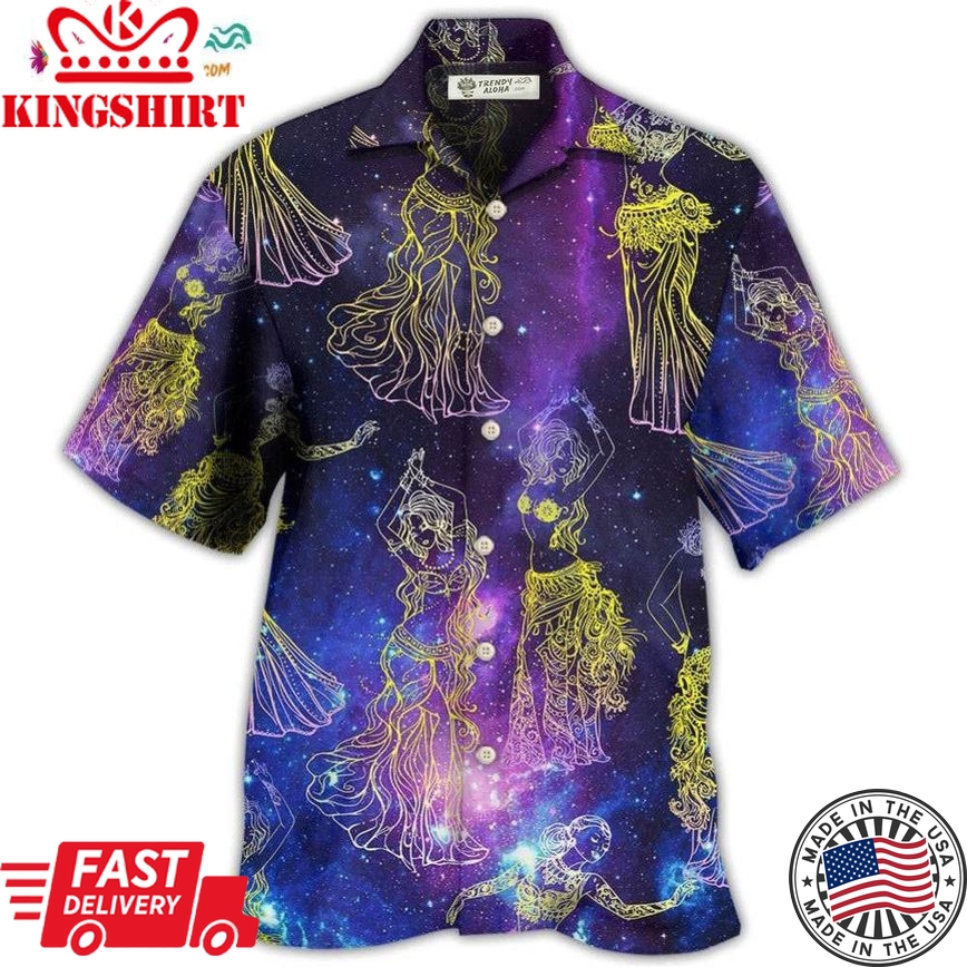 Dance Belly Dance Mysterious Galaxy Hawaiian Shirt