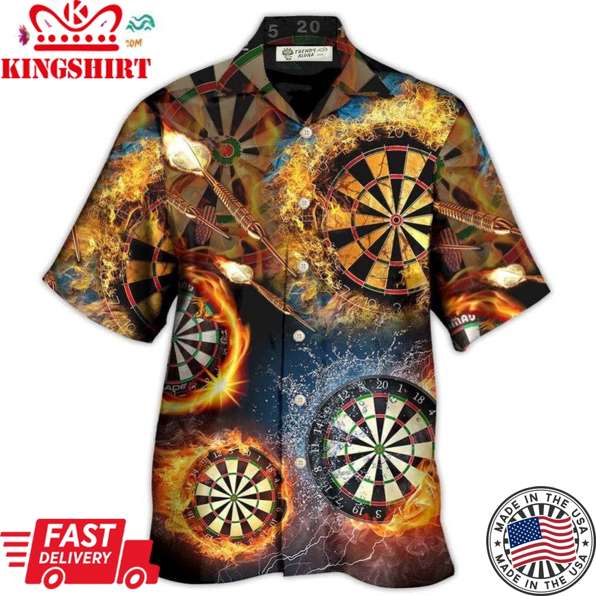 Dart Fire Crazy Dart Hawaiian Shirt