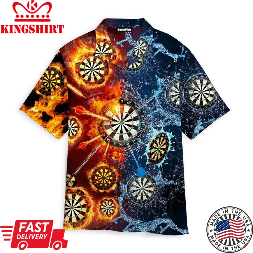 Dart Room Play Nice Trendy Hawaiian Shirt