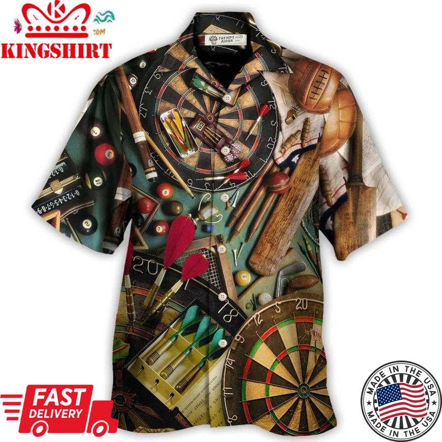 Dart World Okayest Dart Player Hawaiian Shirt