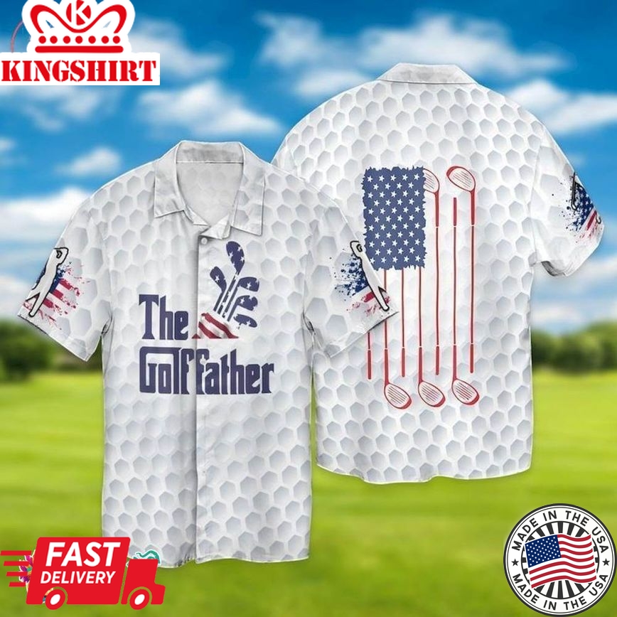 Day FatherS Day The Golffather Hawaiian Shirt