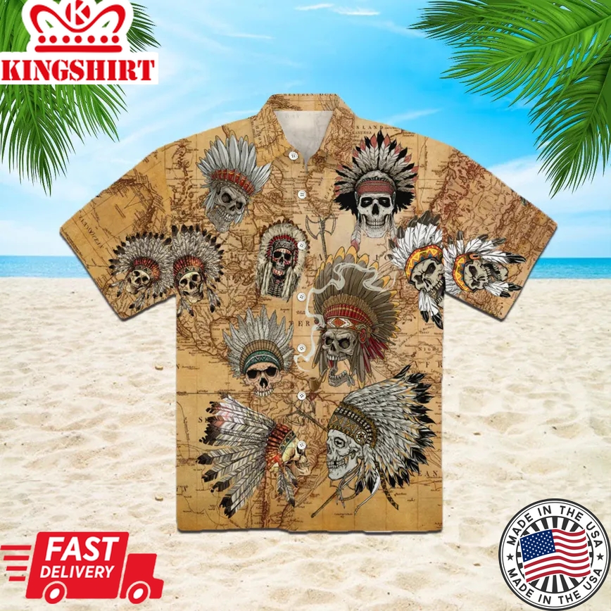 Definitely Natives American Trendy Hawaiian Shirt Aloha Shirt