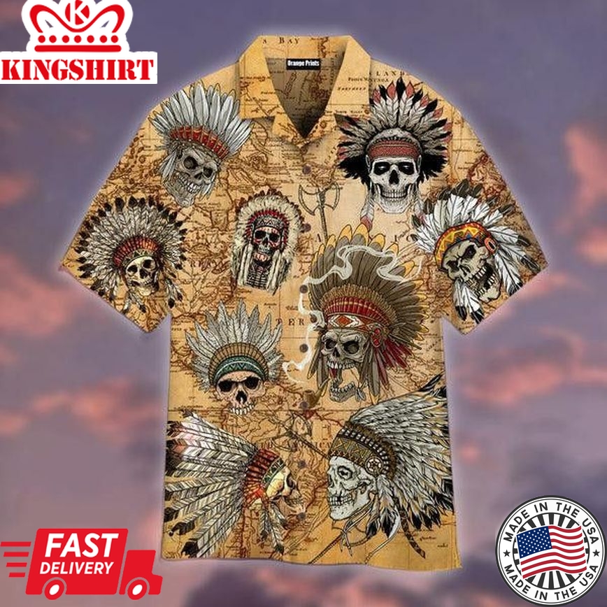 Definitely Natives American Trendy Hawaiian Shirt For