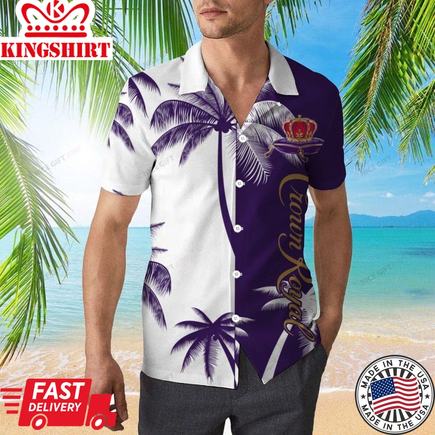 Deluxe Collection Crown Royal Hawaiian Theme Shirt