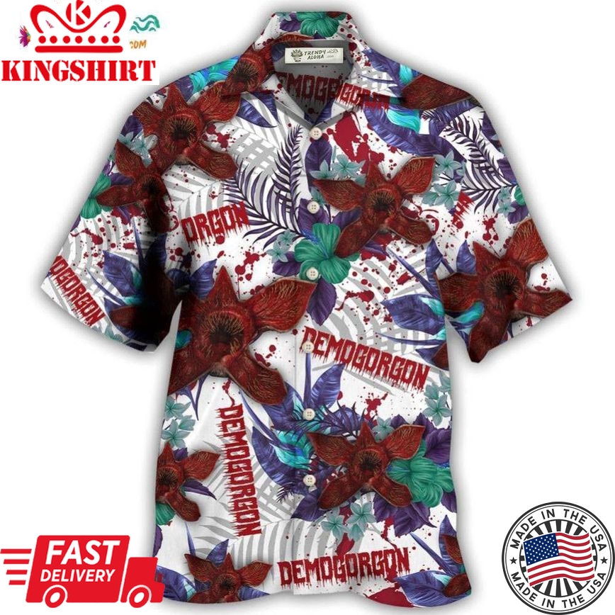 Demogorgon Monster Hawaiian Pattern Hawaiian Shirt