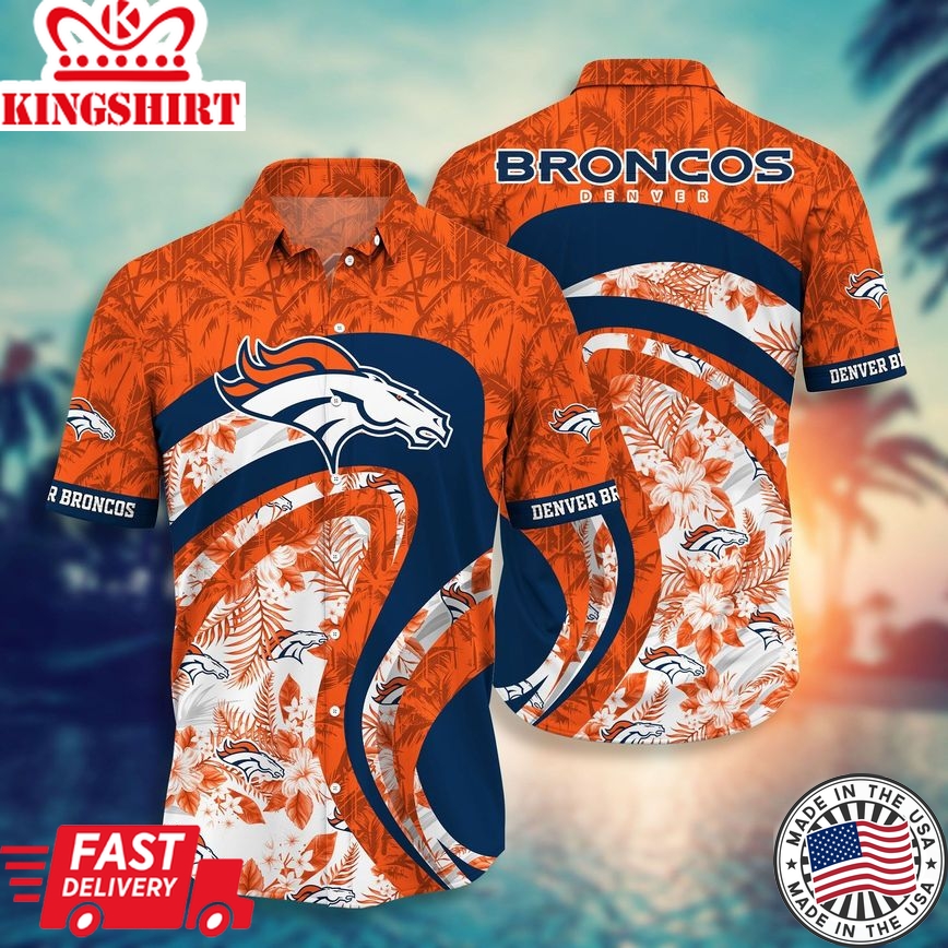 Denver Broncos NFL Hawaiian Shirt And Short