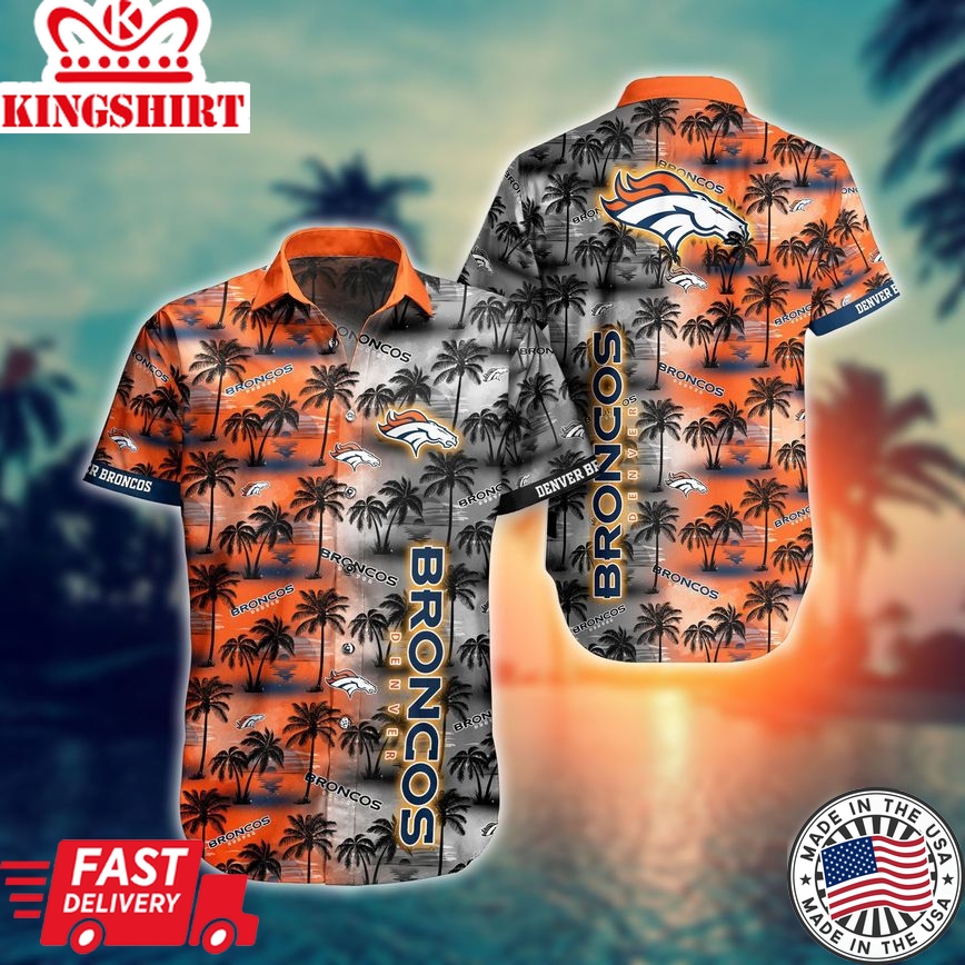 Denver Broncos NFL Hawaiian Shirts And Shorts For Fans