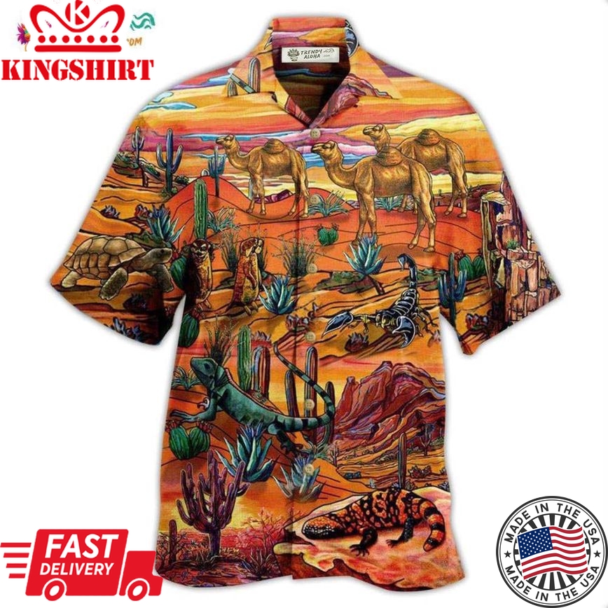 Desert Where Life Begins Hawaiian Shirt