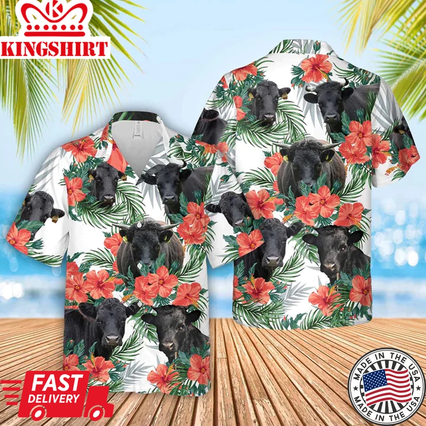 Dexter Hawaiian Flowers Trendy Hawaiian Shirt, Summer Gift For Men And Women