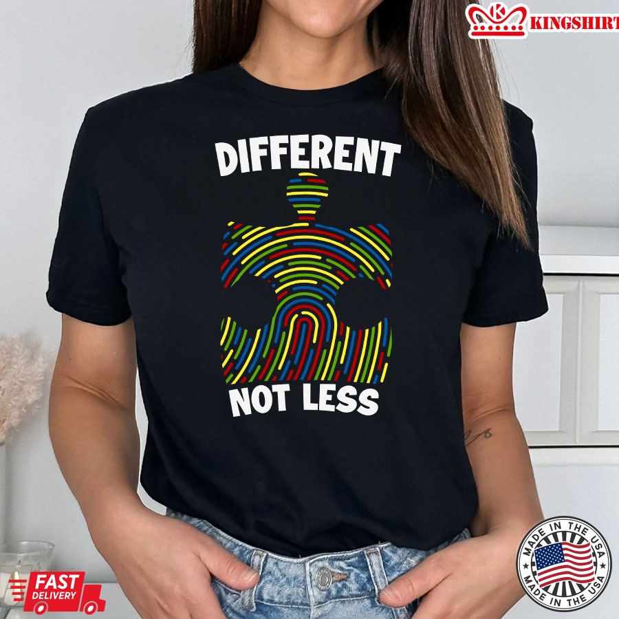 Different Not Less Autism Awareness T-Shirt