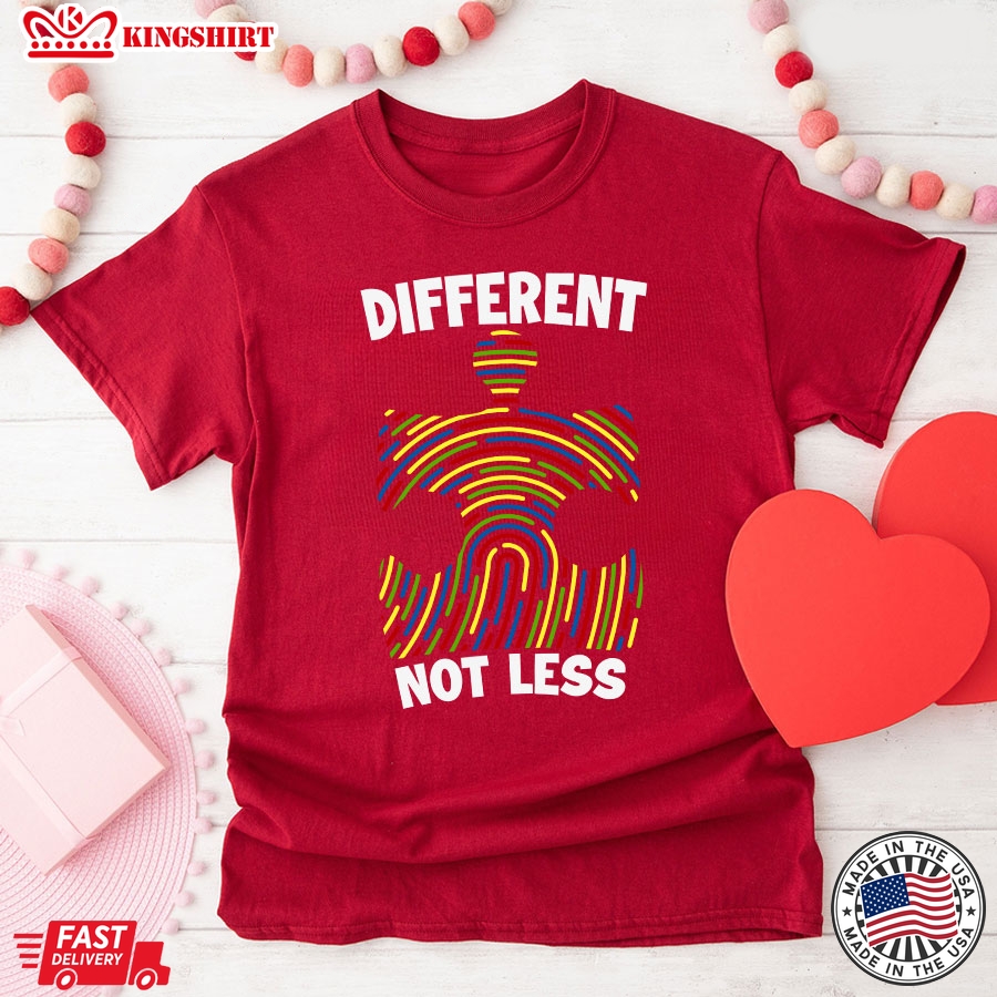 Different Not Less Autism Awareness T-Shirt