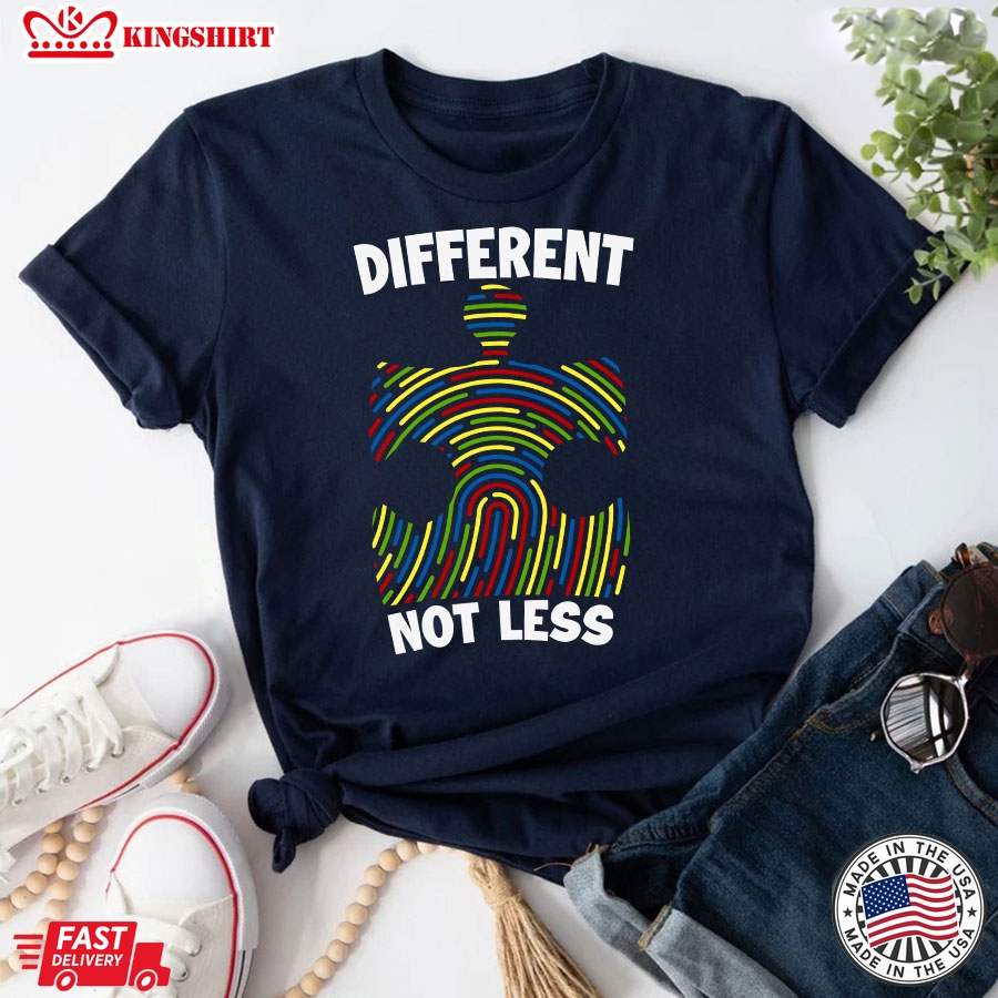 Different Not Less Autism Awareness T-Shirt