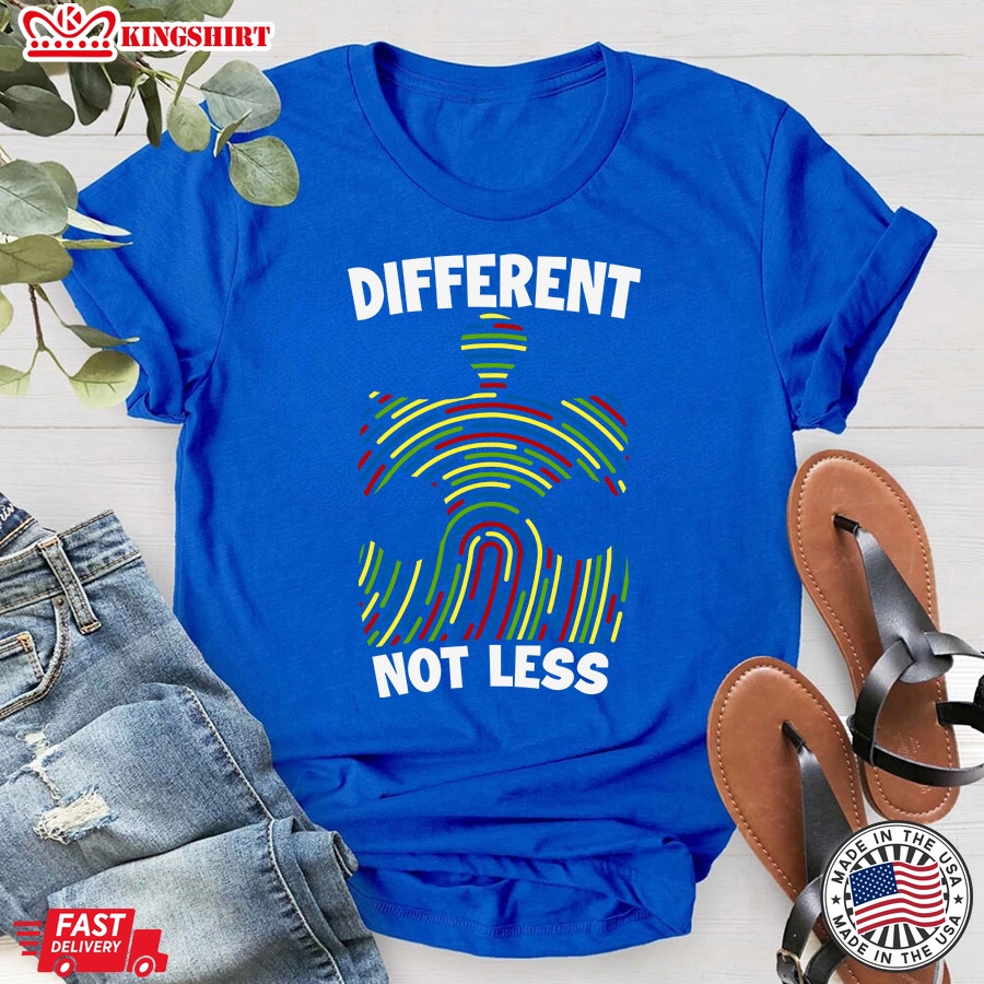 Different Not Less Autism Awareness T-Shirt