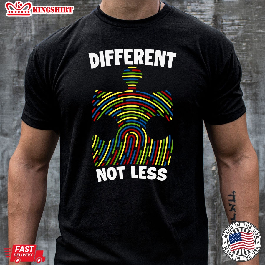 Different Not Less Autism Awareness T-Shirt