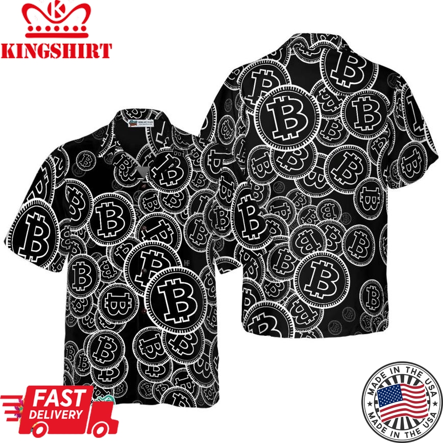 Digital Bitcoin Crypto Hawaiian Shirt