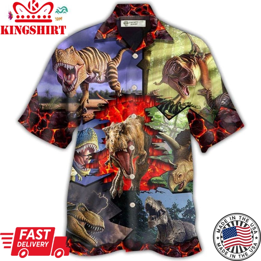 Dinosaur Strong Dinosaur Expert Hawaiian Shirt