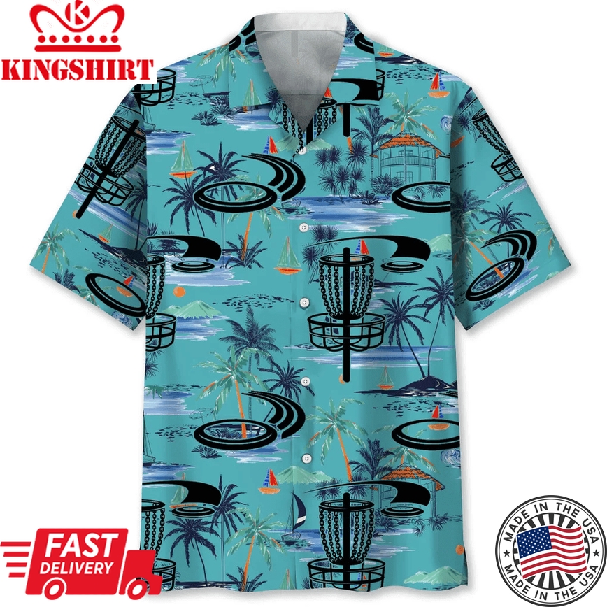 Disc Golf Beach Trendy Hawaiian Shirt