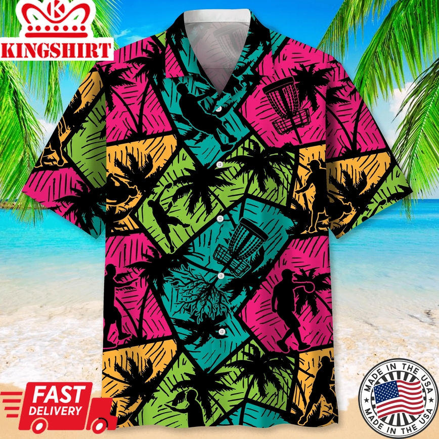 Disc Golf Beach Trendy Hawaiian Shirt For Men And Women, Men's Disc Golf Gifts