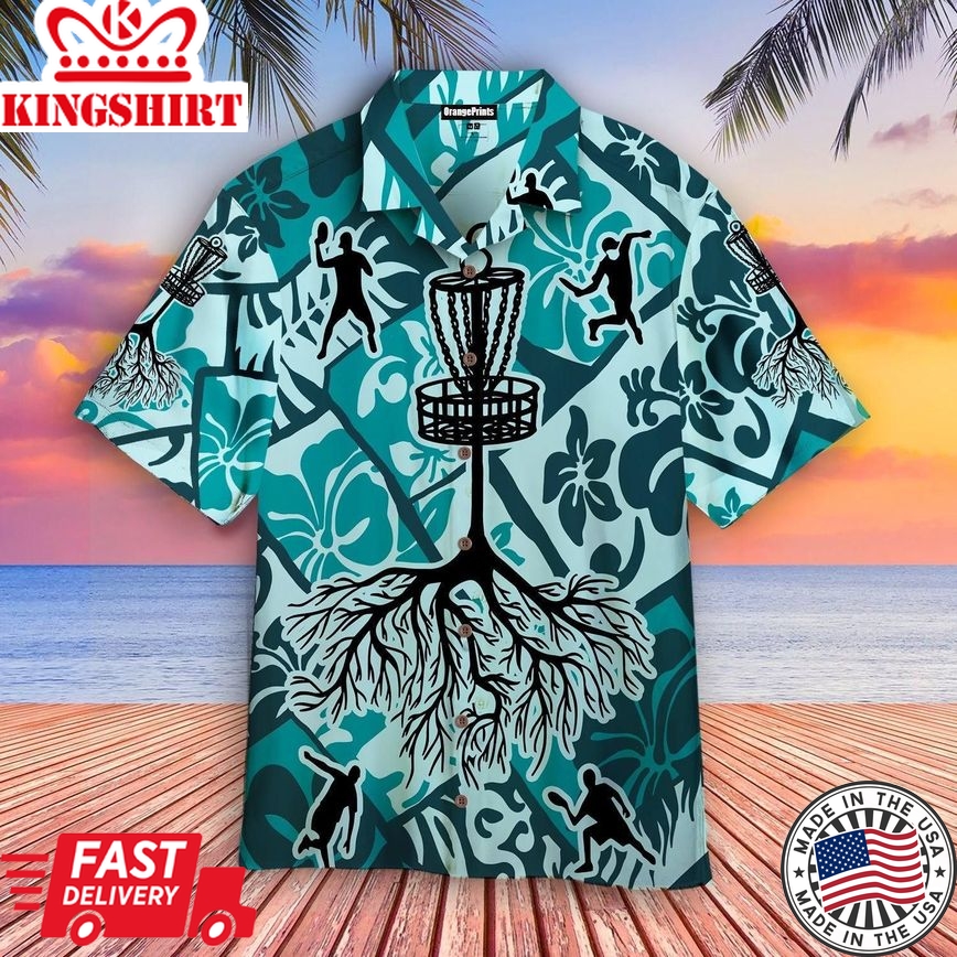 Disc Golf Cross Trendy Hawaiian Shirt